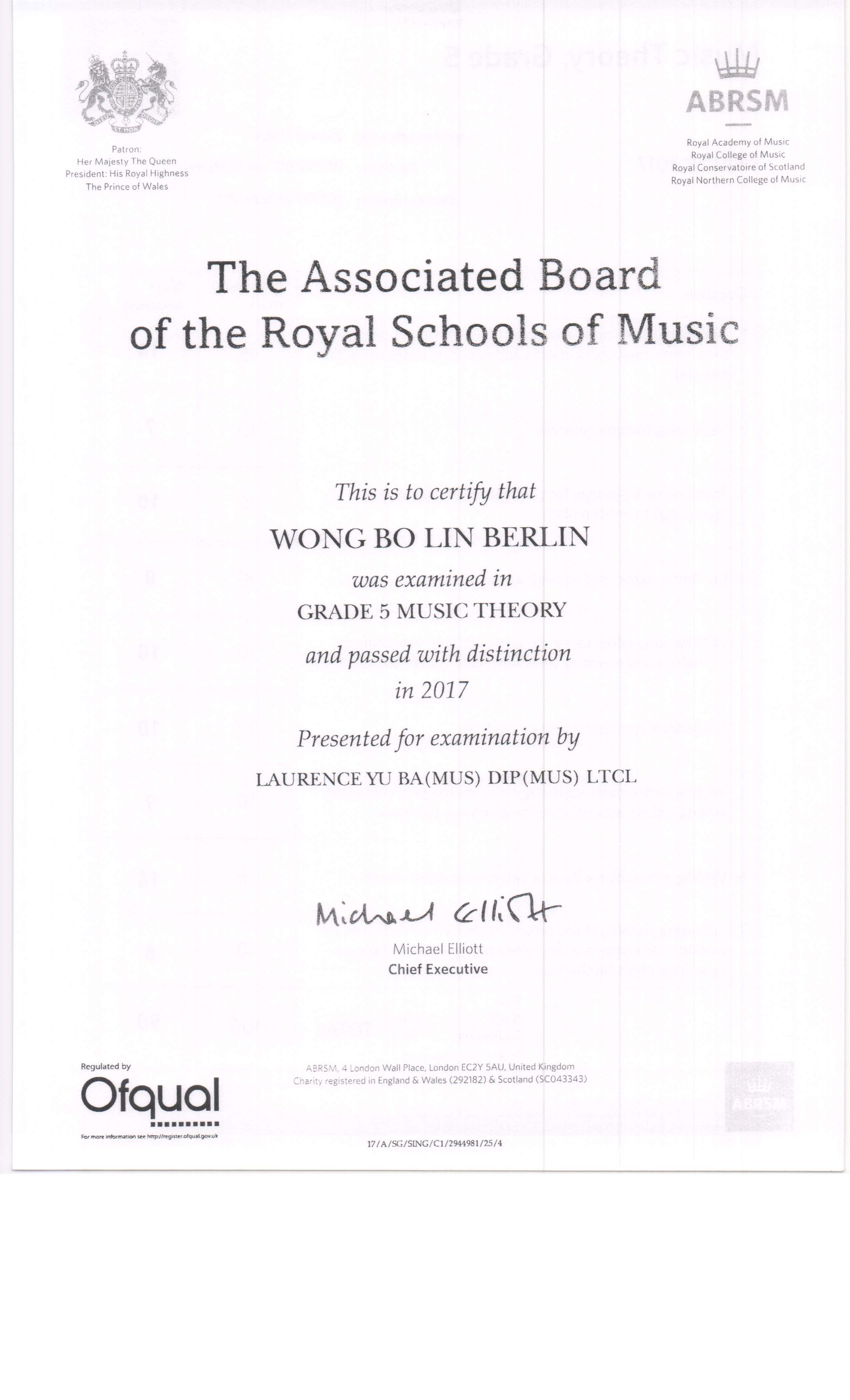 Distinction Certs 1