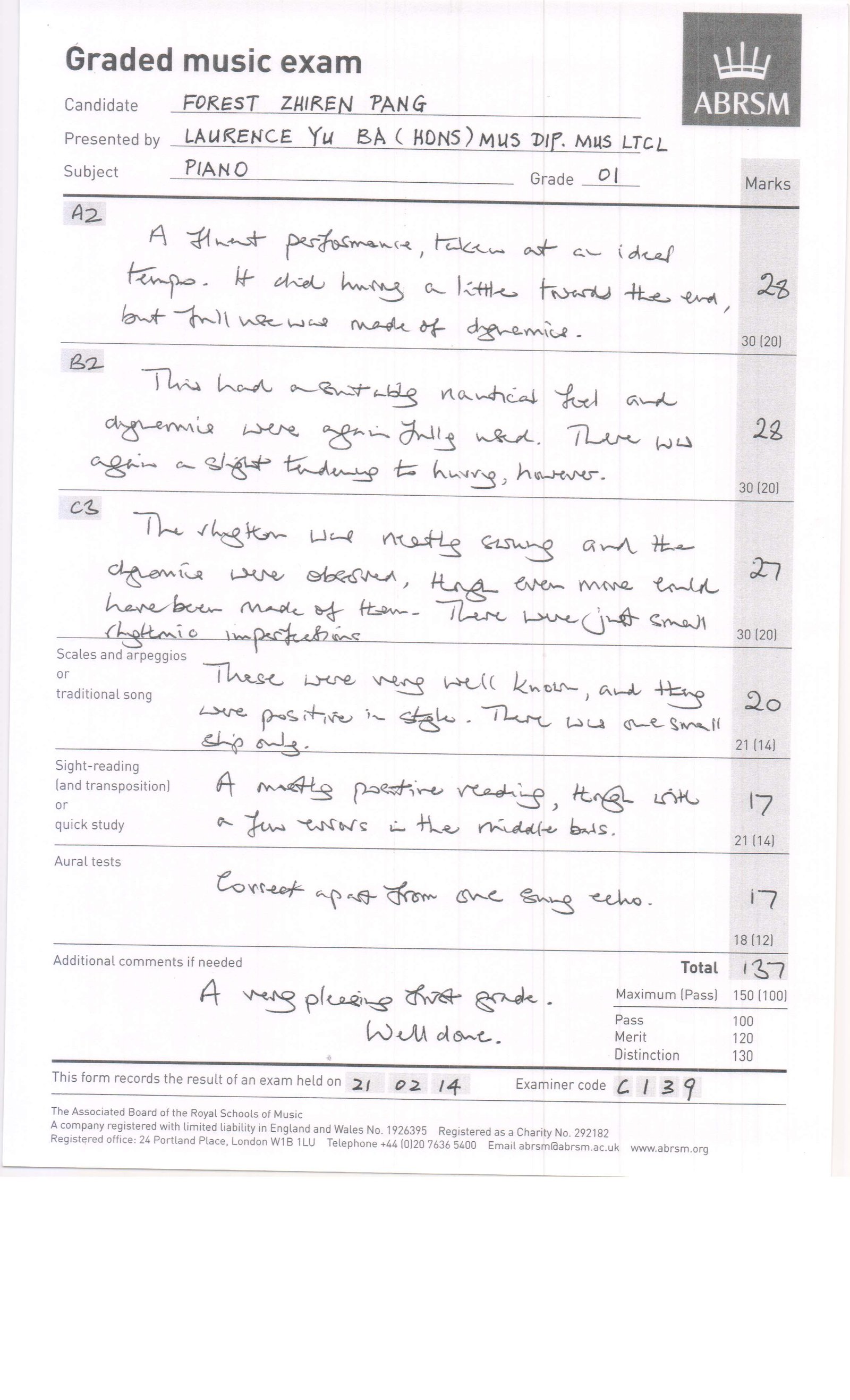 Distinction Certs 13