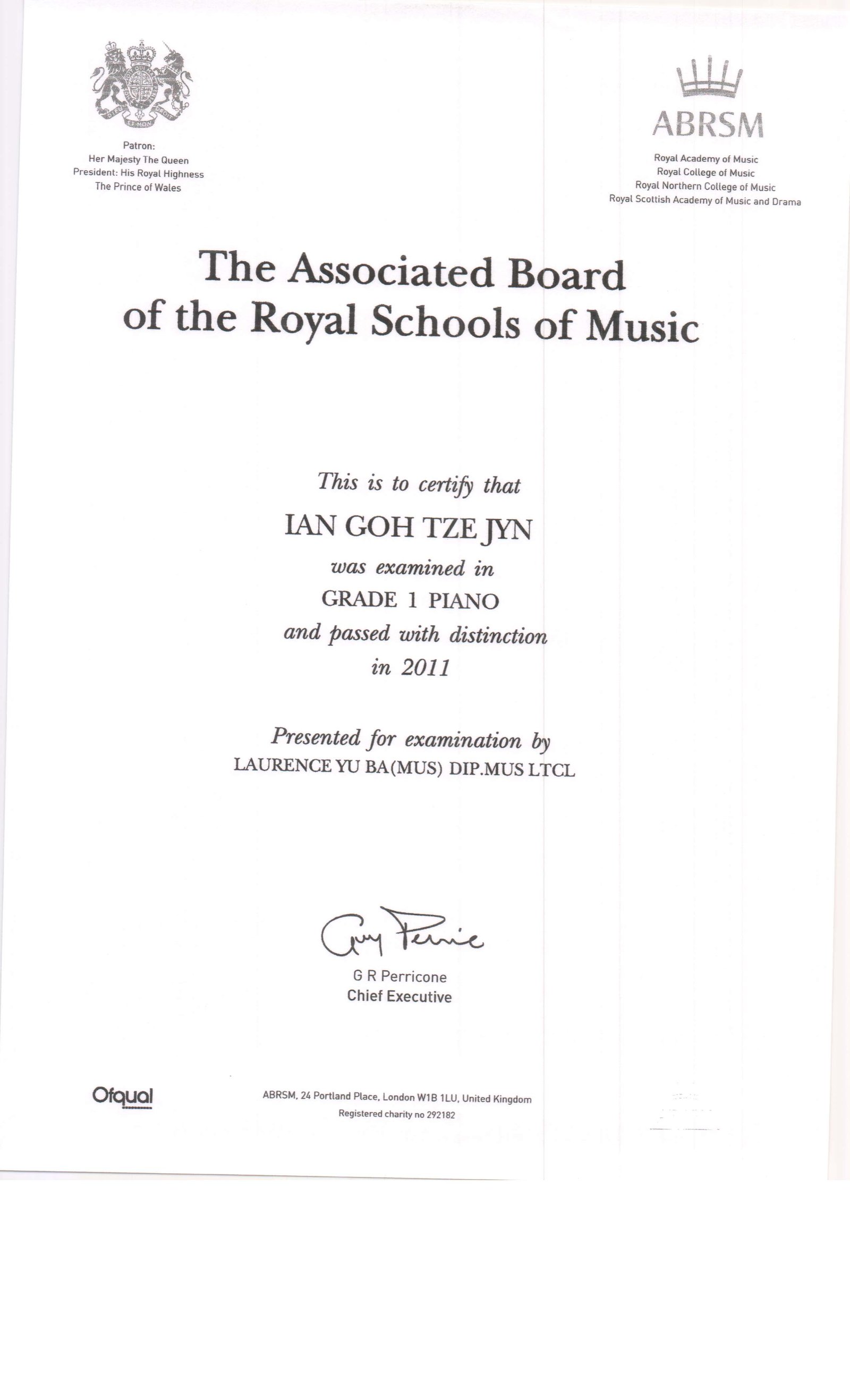 Distinction Certs 26