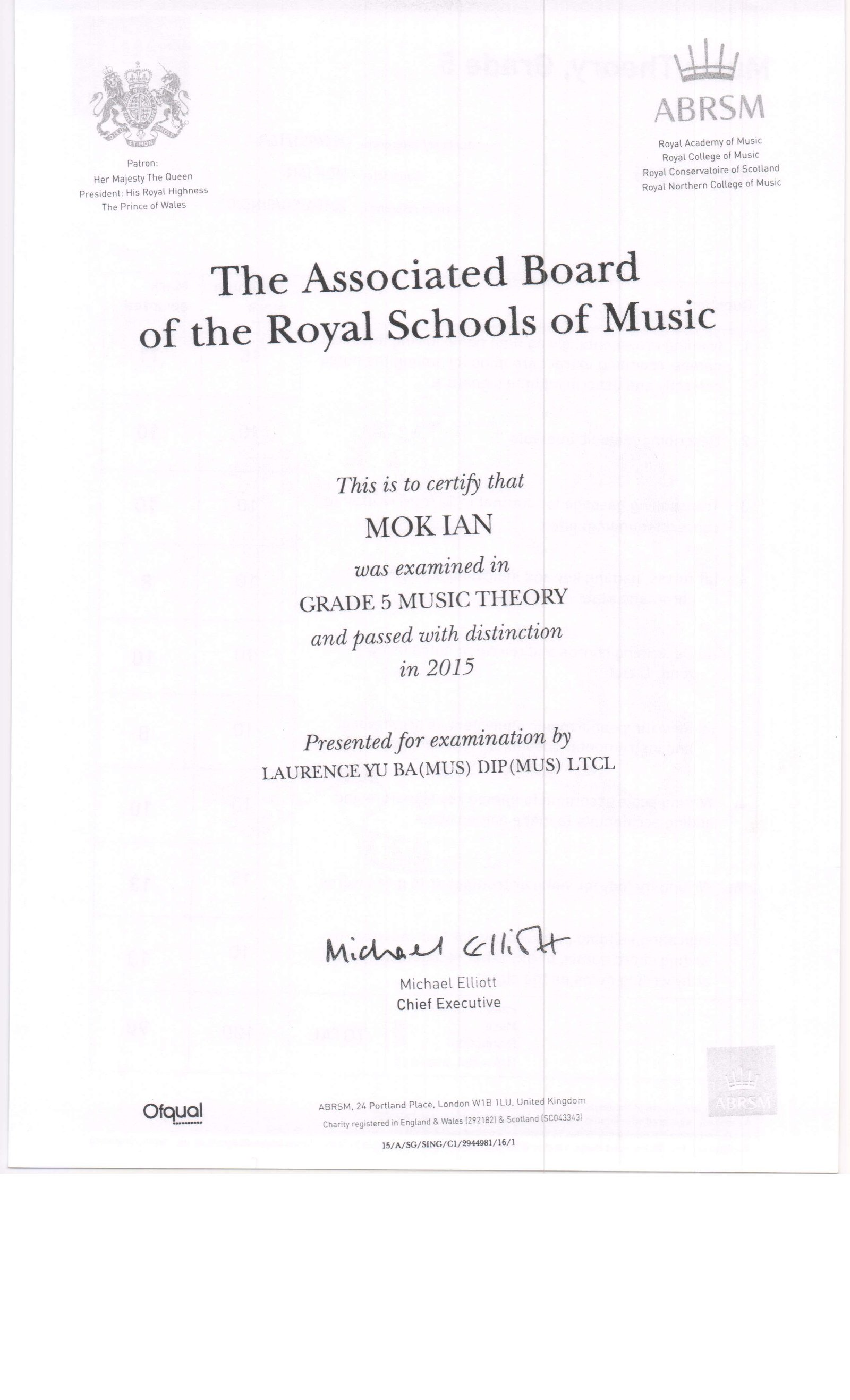 Distinction Certs 4