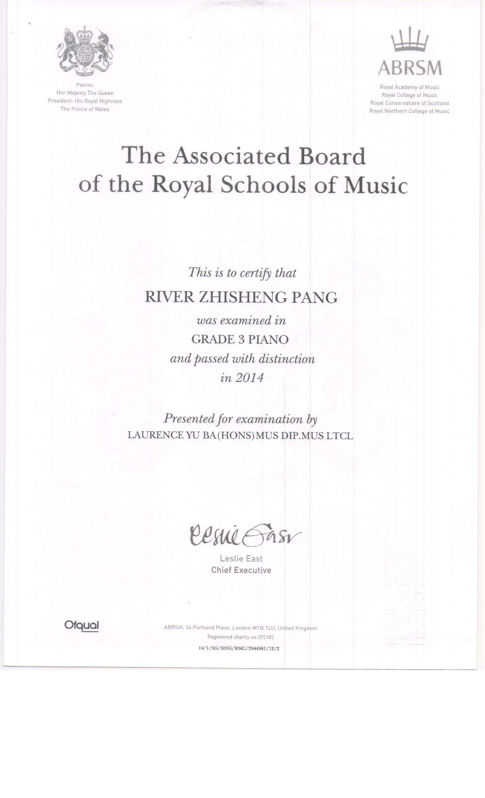 Distinction Certs 6